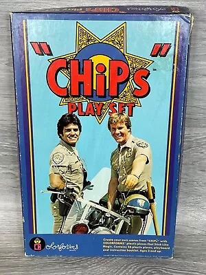 Buy CHIPs Play Set, Complete Rare Vintage 1981 Colorforms TV Series • 69.99£