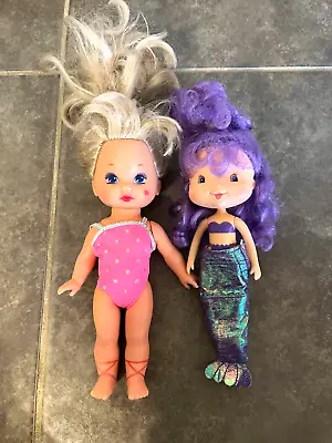 Buy Vintage 80’s Doll Mattel Wee Lil' Little Miss Makeup Ballerina And Mermaid Doll • 19.04£