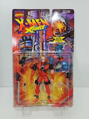 Buy X-Men X Force Deadpool Figure 1995 ToyBiz Sealed Card Figure  • 74.99£