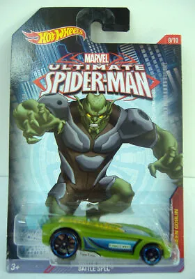 Buy Hot Wheels (2015) ULTIMATE SPIDER-MAN GREEN GOBLIN, BATTLE SPEC, - 1:64 Scale • 4.99£