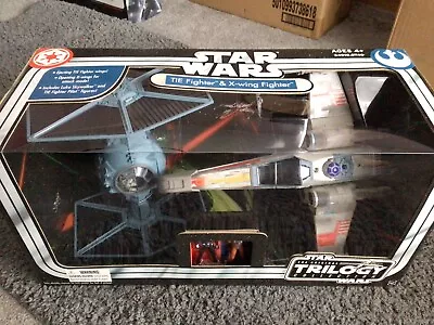 Buy Star Wars Original Trilogy Collection Tie Fighter & X Wing BNIB Very Rare 2004 • 150£