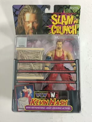 Buy Rare ToyBiz Kevin Nash Crate Crushing WCW Slam N Crunch Wrestlers Figure 1999  • 40.45£