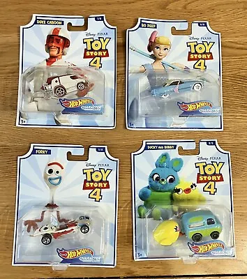 Buy Toy Story 4 Hot Wheels Disney Pixar Character Cars Bundle • 20£