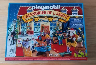 Buy Playmobil Advent Calendar 70188 Christmas Grotto Toy Shop Santa Snowman Figures • 19.99£