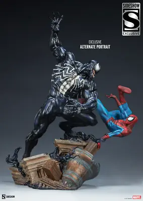Buy Rare Sideshow Marvel Spiderman Vs Venom Diorama Exclusive 2005611 New Sealed • 2,573.24£