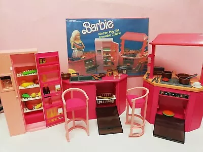 Buy Vintage Barbie Mattel Kitchen Play 90's   Kitchen Set • 72.21£