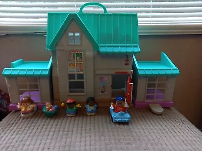 Buy Fisher Price Little People Big Helpers House Interactive Playset Figures & Car • 18£