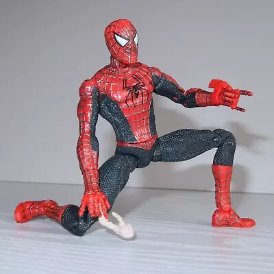 Buy Spider-Man 2 Movie Web Climbing Spider-Man Super-Poseable Figure  15 Cm 2003 • 29.99£
