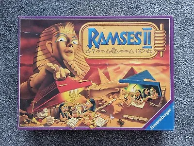 Buy  Vintage Ramses II Board Game 1997 Ravensburger Complete W/ Manual Rare VGC • 15.99£