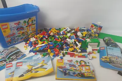 Buy 1.5kg Lego Bundle 4 Mini Figures Bricks & Pieces Assorted Themes In Tub  S16 • 17.60£
