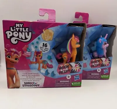 Buy My Little Pony Sunny Starscout &  Izzy Moonbow Cutie Mark Magic Figure Hasbro • 16.99£