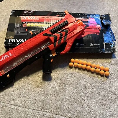 Buy Nerf Rival Zeus MXV-1200 Electronic Blaster - Red + 24 Upgraded Darts/bullets • 25£