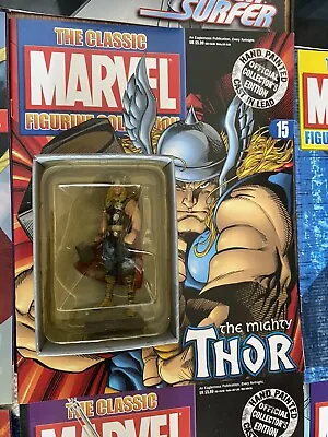 Buy Eaglemoss Classic Marvel Figurine Collection Thor Issue 15 With Magazine • 8.99£
