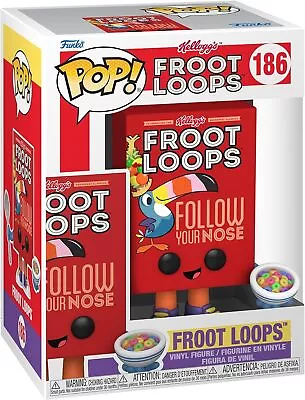 Buy Funko POP Vinyl Kelloggs Froot Loops Cereal Box Collectable Vinyl Figure • 10.73£