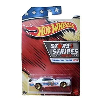 Buy Hot Wheels Stars & Stripes Series - '68 Mercury Cougar 10/10 GJW74 • 7.96£