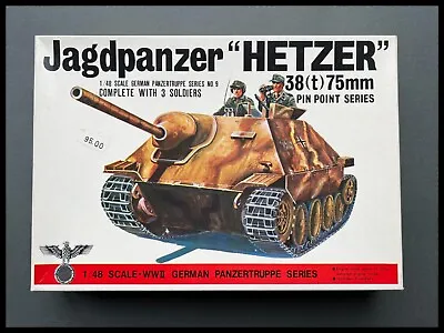 Buy Bandai WWII Jagdpanzer  Hetzer  38 (t) 75mm 1:48 Model Kit • 53.95£