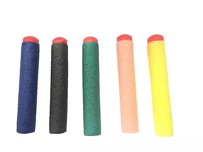 Buy 5 Colours SOFT HEAD Darts Refill Bullets For NERF N-Strike Elite Snapfire UK  • 3.45£