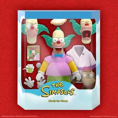 Buy Super7 The Simpsons ULTIMATES Wave 2 Krusty The Clown Action Figure • 62.99£