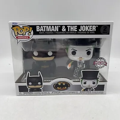 Buy Funko Pop DC Heroes Batman & The Joker 1989 2-Pack • 29.99£