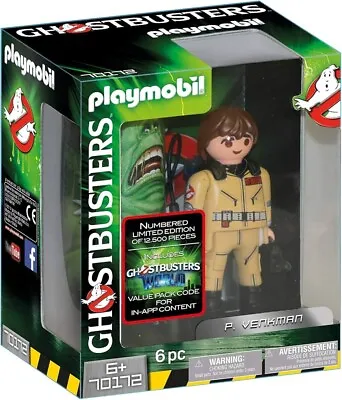Buy Playmobil 70172 Ghostbusters Peter Venkman Figure Numbered Limited Edition 03030 • 10.93£