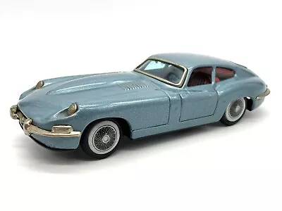 Buy 1960s Jaguar XK-E Tin Friction 8  Toy Car By Bandai Japan Vintage Silver Blue • 55.25£