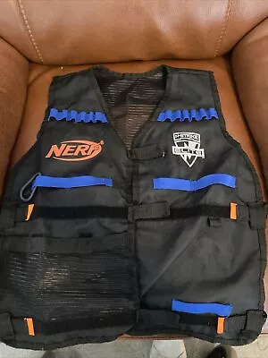 Buy Nerf N-Strike Elite Tactical Vest Cool Nerf Mag And Dart Holder Vest For Kids UK • 9.99£