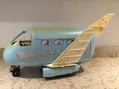 Buy Vintage Mattel 1999 Barbie Blue Jumbo Jet Airplane With Working Sound Used. • 39.99£