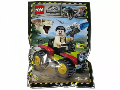 Buy LEGO Jurassic World - Vic Hoskins With Buggy - Foil Pack 122009 Jw055 - New  • 5.49£