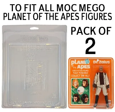 Buy Pack Of 2 Protective Cases For MOC MEGO Planet Of The Apes Figures - AFTMEG • 30£