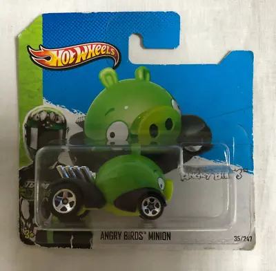 Buy HOT WHEELS 2012 Angry Birds Minion Car 35/247 -Green NEW • 10.29£