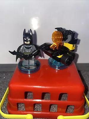 Buy LEGO DC Comics - BATMAN & Batmobile - Minifigure Dim002 - Dimensions Tag 71200 • 13.99£
