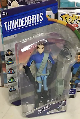 Buy Bandai Thunderbirds 4  Action Figures Scott Tracy With Accessories NEW ON CARD • 7.99£