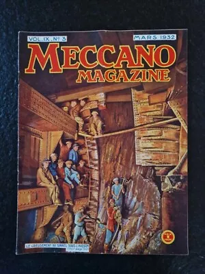 Buy Meccano Magazine #3 March 1932 Antique Toy Magazine Hornby • 2.57£