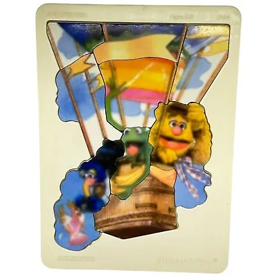 Buy Vintage 1981 Fisher-Price Balloon Ride Muppets Gonzo Fozzie Tray Puzzle #544 • 9.46£