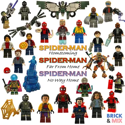 Buy Pick Your LEGO Spider-Man: Homecoming/Far From Home/No Way Home Minifigures • 5.99£