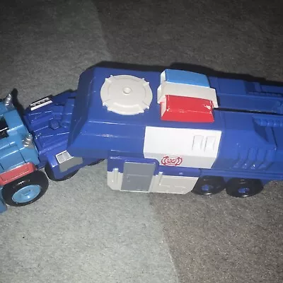 Buy Hasbro Playskool Transformers Rescue Bots Optimus Prime Blue & Chase Trailer • 3.99£