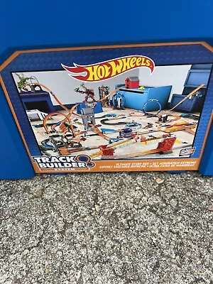 Buy Hot Wheels Track Builder System Lot W/track Cars 250 Open Box • 39.37£