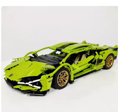 Buy Lamborghini Sian  Building Blocks Technical Car 1280 Pcs No Box***** • 12.99£