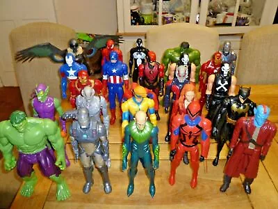 Buy Marvel Action Figures Titan Hero Series Avengers Hasbro  Collection 12  • 9.99£