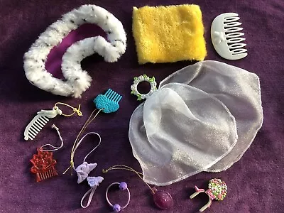 Buy Bundle Of My Little Pony Accessories - Cape, Bridal Veil, Combs And Others • 3£