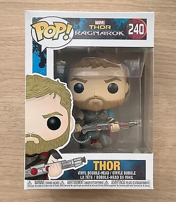 Buy Funko Pop Marvel Thor Ragnarok Thor #240 + Free Protector • 13.99£