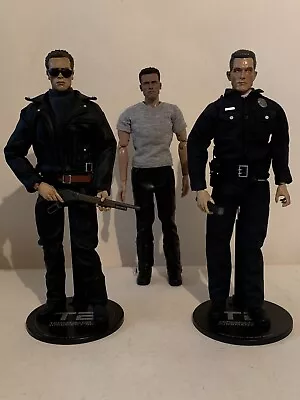 Buy 3x 1/6 Scale Terminator 2 Figures T2 Sideshow • 120£