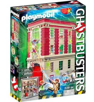 Buy Playmobil Ghostbusters Fire Station 9219 New & Original Packaging Central Fire Department House • 76.84£