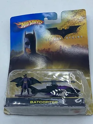 Buy Hot Wheels Mini Batman Begins Batcopter In Packet • 9.99£