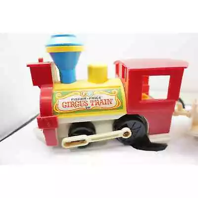 Buy Fisher Price Little People Circus Train #991 -2 Piece- With Caboose Car VINTAGE • 4.25£