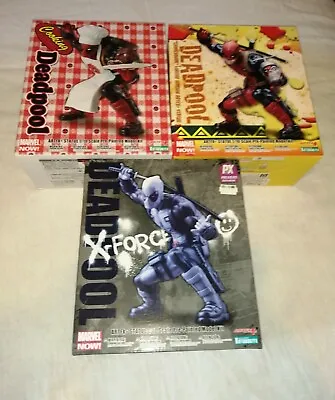 Buy Kotobukiya - Marvel Now - Deadpool - Artfx 1:10 Statue - X 3 • 120£
