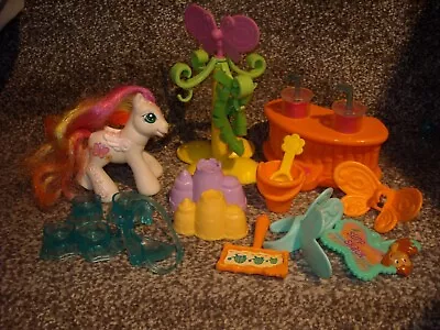 Buy My Little Pony G3 Baby Honolu-loo With Butterfly Island Accessories • 4.99£