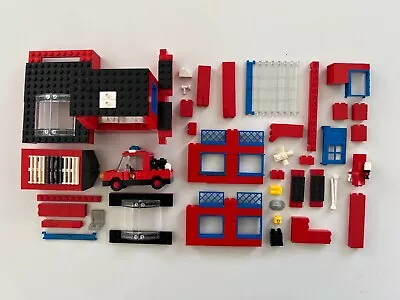 Buy Vintage 1985 LEGO 6385 Fire House - Incomplete - For Parts - Good Condition • 15.50£