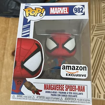 Buy Funko POP! Marvel Mangaverse Spider-Man #982 Vinyl Figure New • 9£