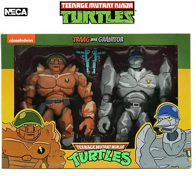 Buy NECA Teenage Mutant Hero Turtles Tragg And Grannitor 2 Pack Action Figures 1:10 • 44.99£